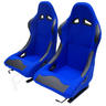 View Item Blue Fixed Bucket Seats - Pair